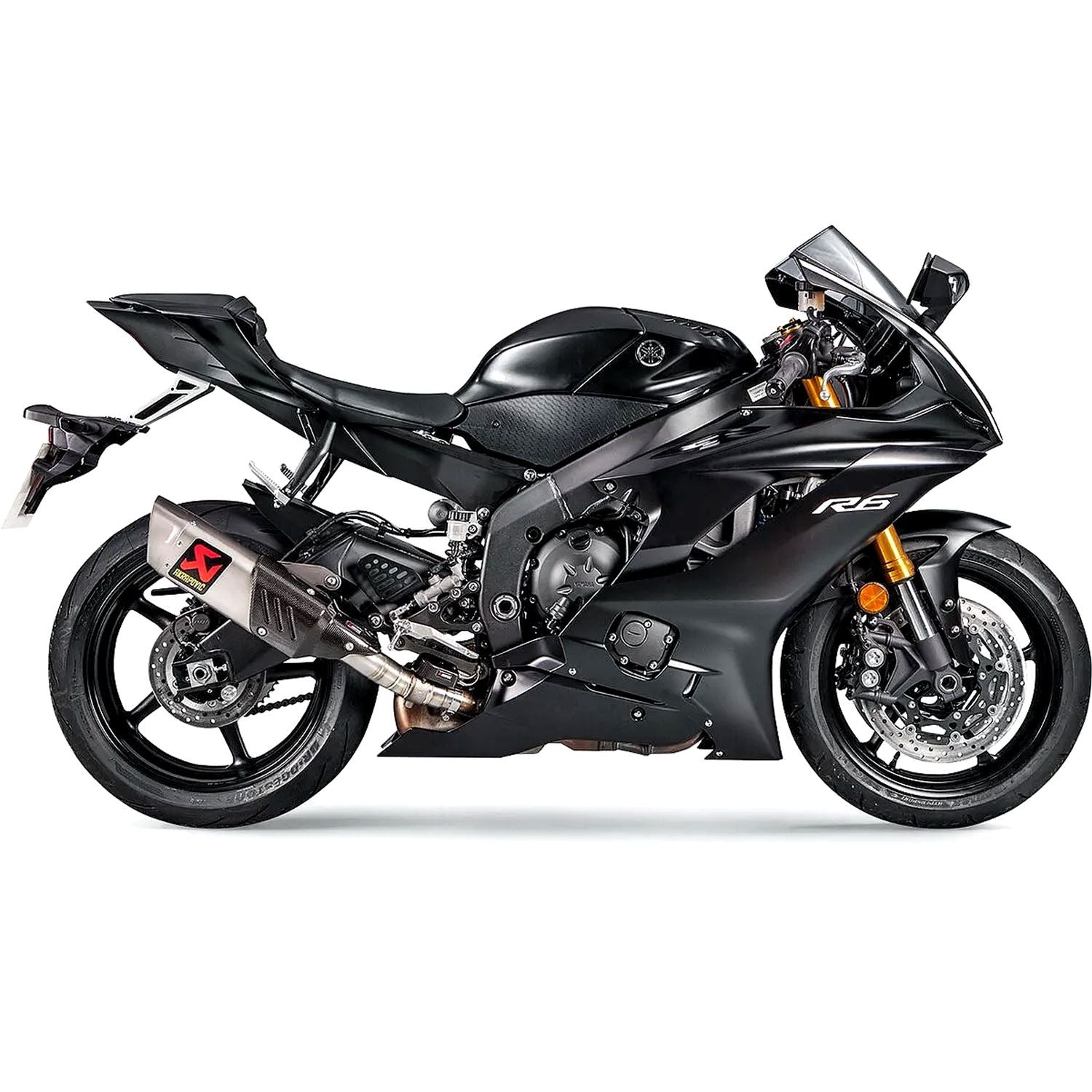 Akrapovic Titanium Line Slip On Silencer For Yamaha YZF-R6 600 R6 GYTR 2022-2026